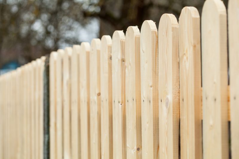 Modern Wooden Fence